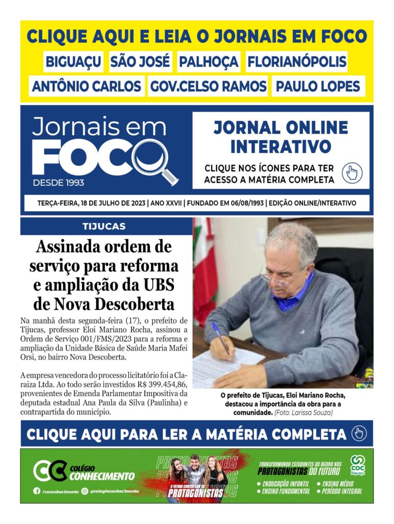 Assinada ordem de serviço para reforma e ampliação da UBS de Nova Descoberta