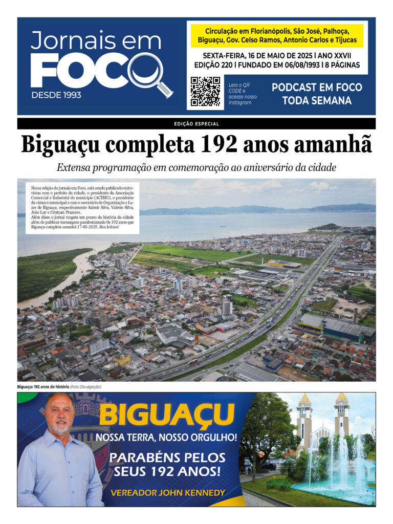 Biguaçu completa 192 anos amanhã
