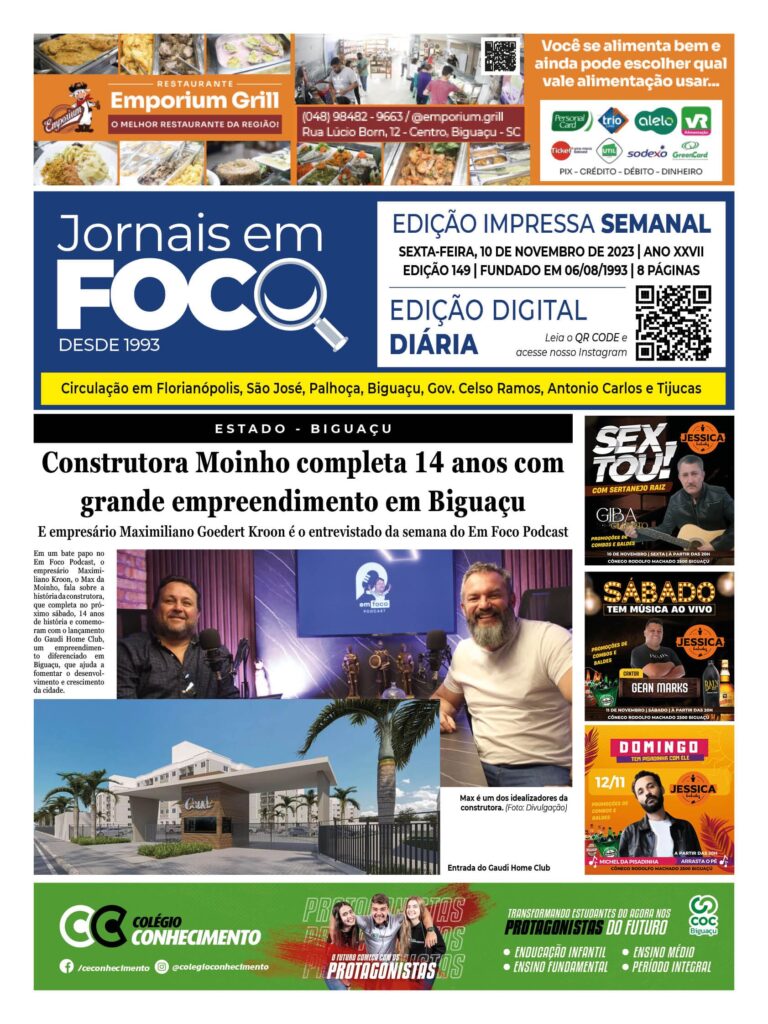 Construtora Moinho completa 14 anos com grande empreendimento em Biguaçu