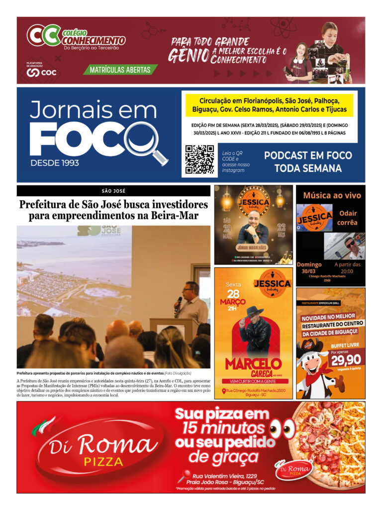 Edição Final de semana - (SEXTA 28/03/2025), (SÁBADO 29/03/2025) E (DOMINGO 30/03/2025)