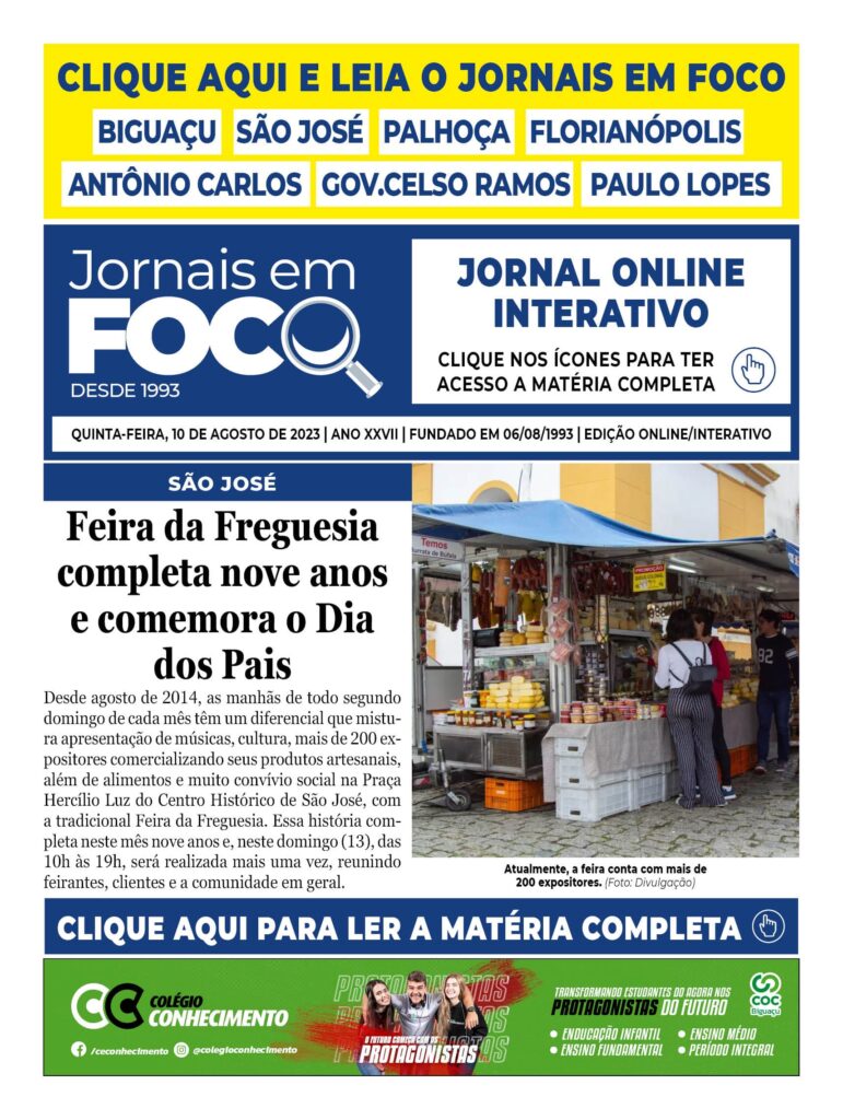 Feira da Freguesia completa nove anos e comemora o Dia dos Pais