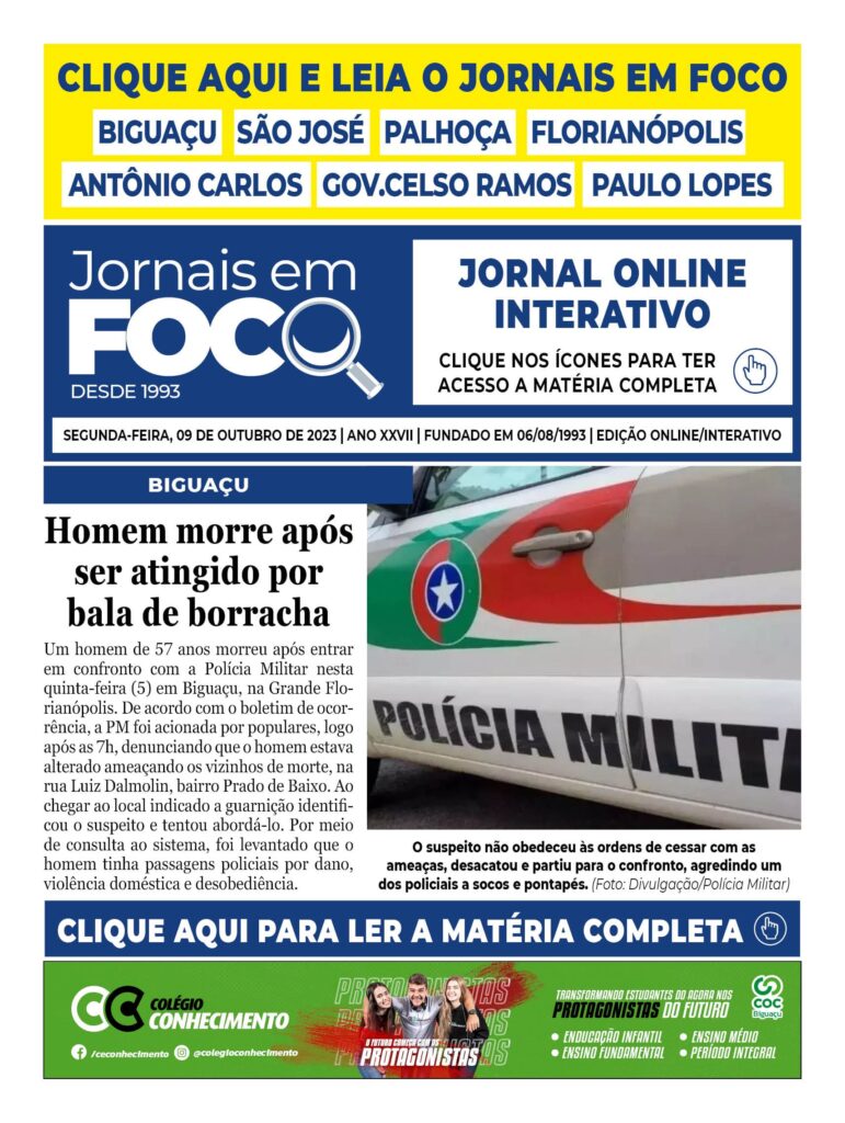 Homem morre após ser atingido por bala de borracha