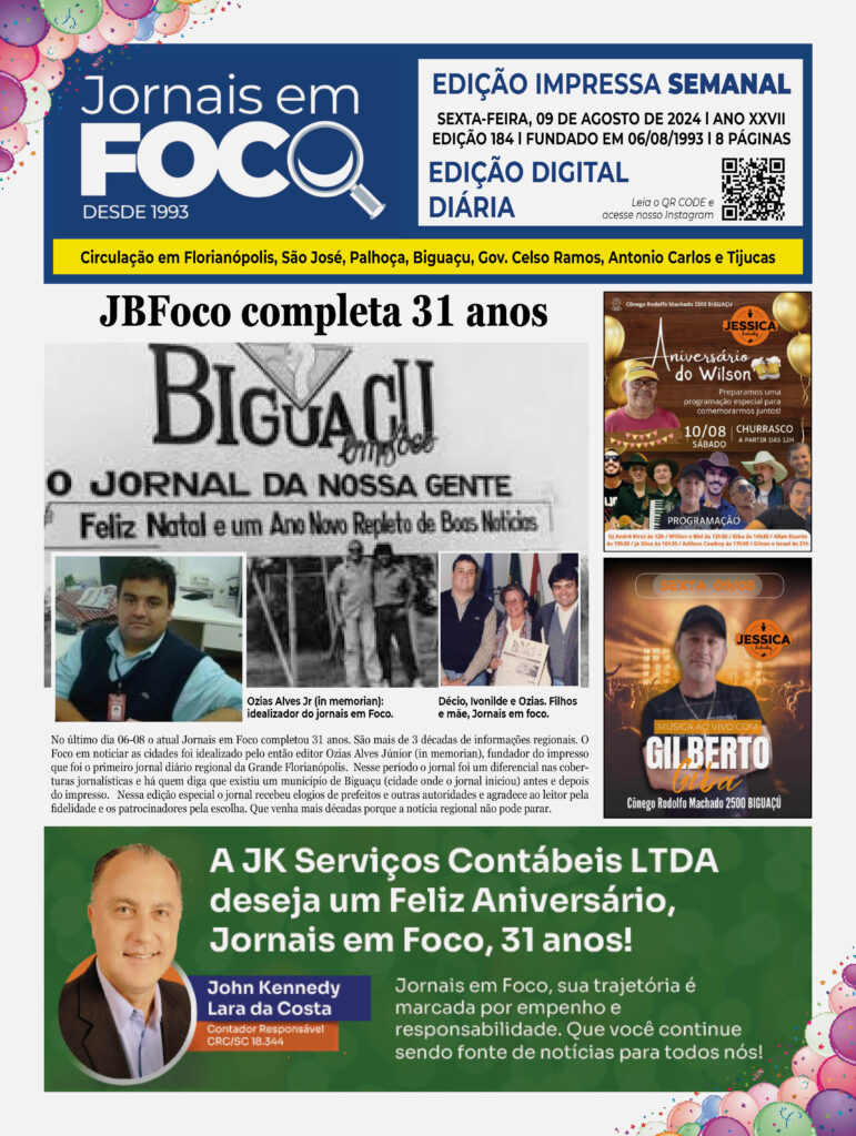 JBFoco completa 31 anos