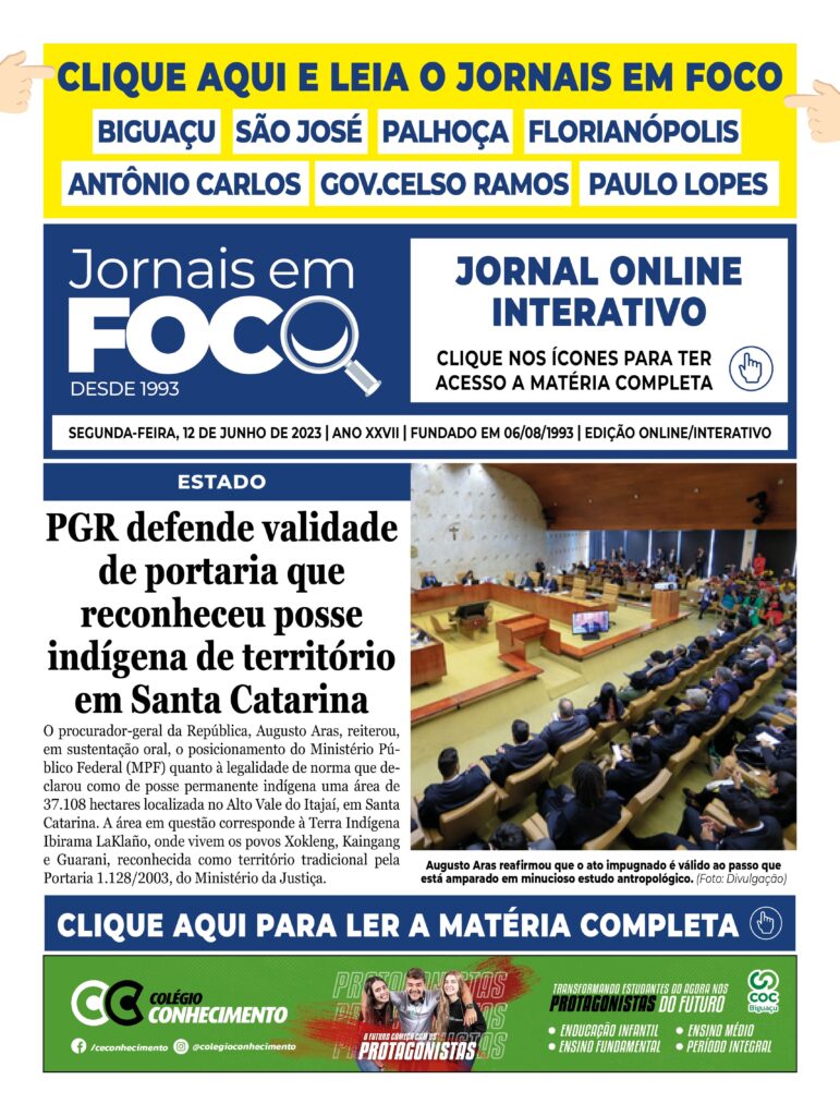 PGR defende validade de portaria que reconheceu posse indígena de território em Santa Catarina