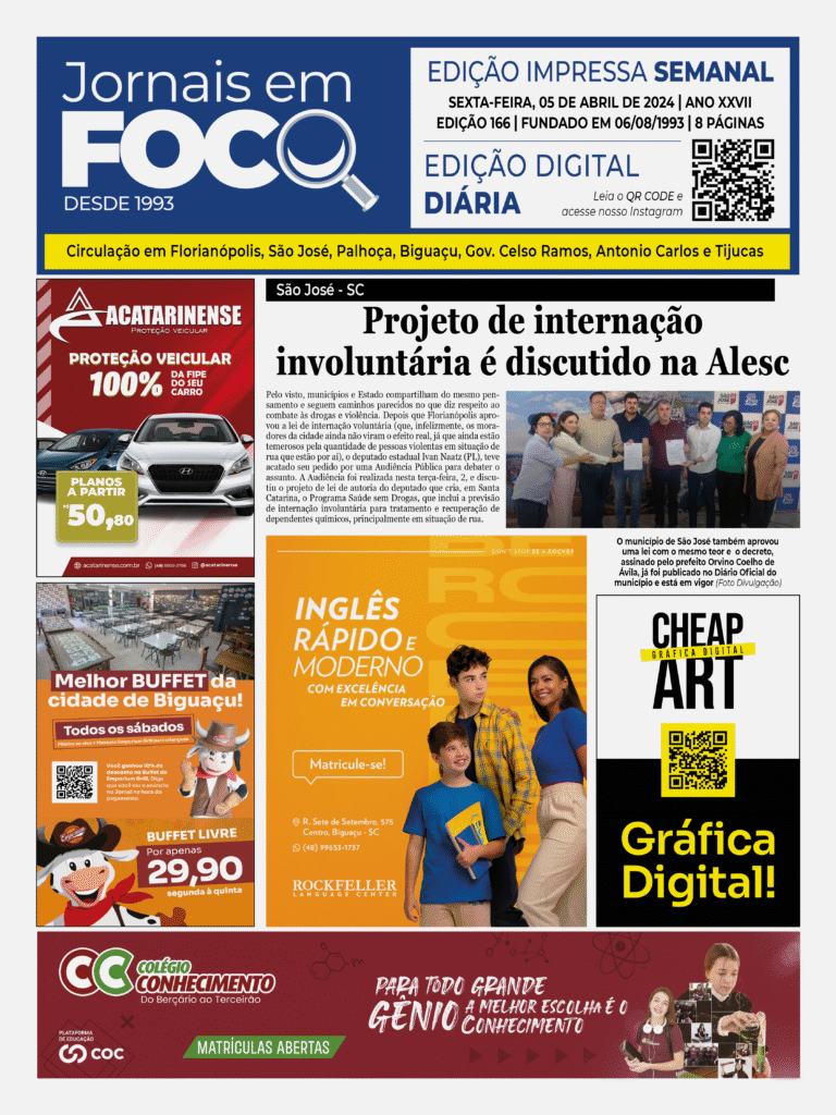 Projeto de internação involuntária é discutido na Alesc