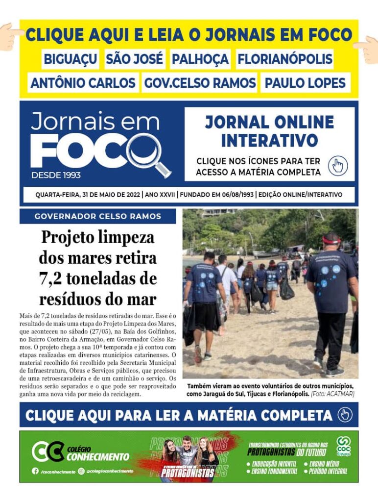 Projeto limpeza dos mares retira 7,2 toneladas de resíduos do mar