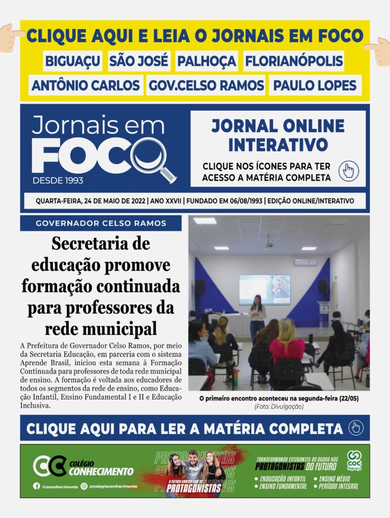 Secretaria de educação promove formação continuada para professores da rede municipal