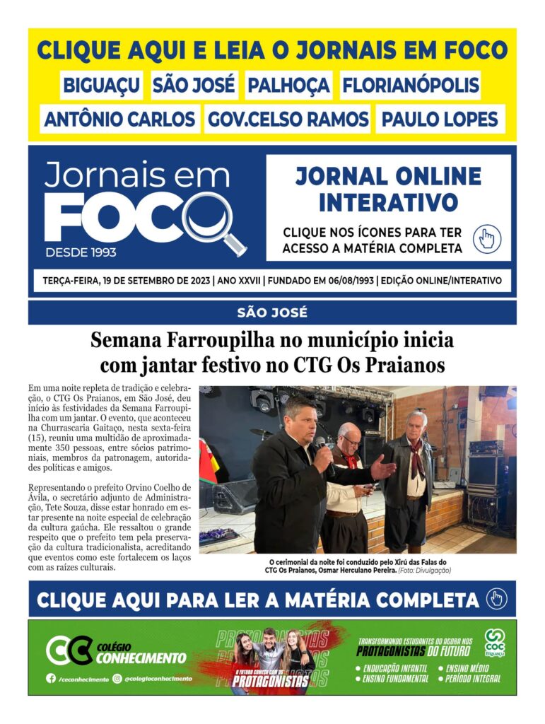 Semana Farroupilha no município inicia com jantar festivo no CTG Os Praianos