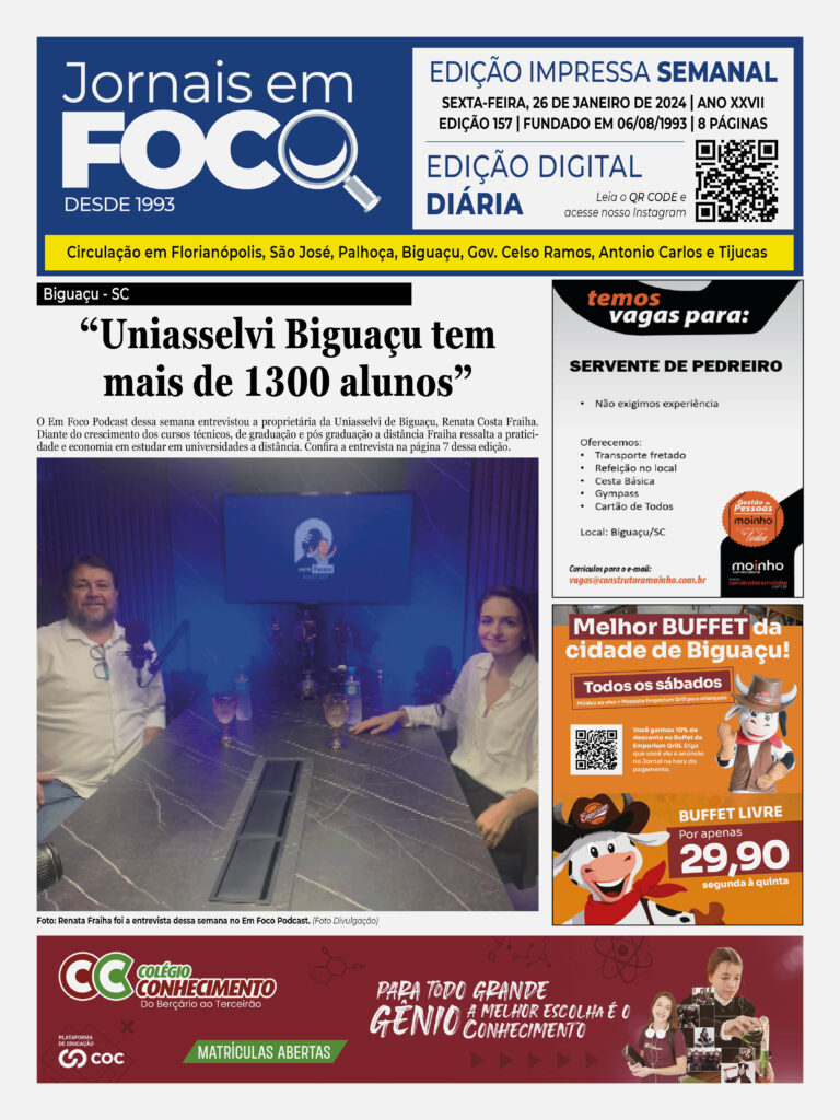 “Uniasselvi Biguaçu tem mais de 1300 alunos”