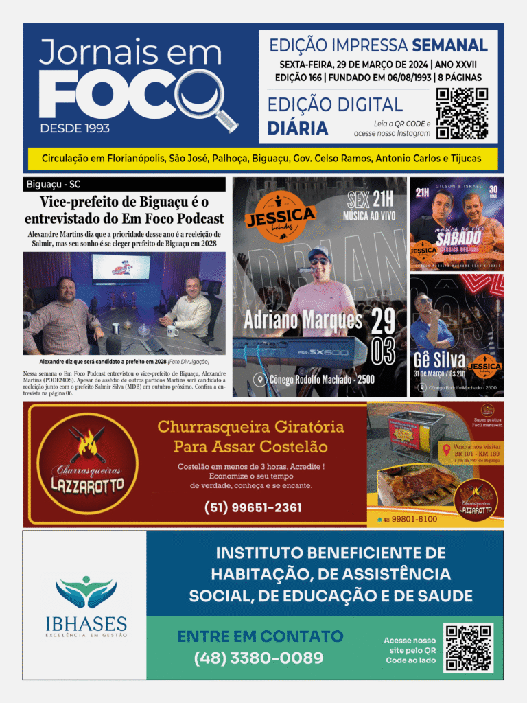 Vice-prefeito de Biguaçu é o entrevistado do Em Foco Podcast