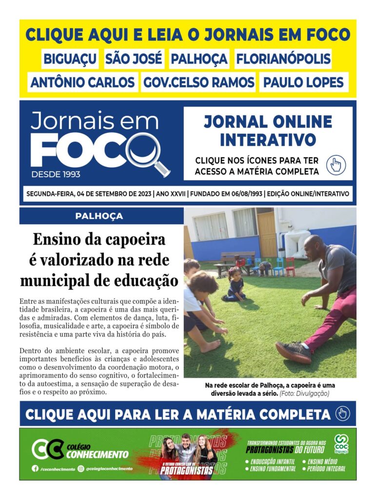 Ensino da capoeira é valorizado na rede municipal de educação